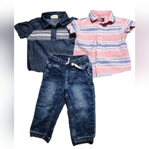 Bundle Polos & Pants for Toddler 12-18 months